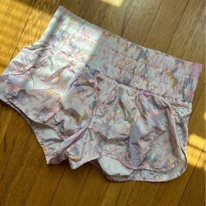 Free People x Hatch Maternity Shorts, Adjustable, Multi-Color Floral